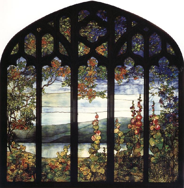 Louis Comfort Tiffany Leaded Glass Window oil painting image